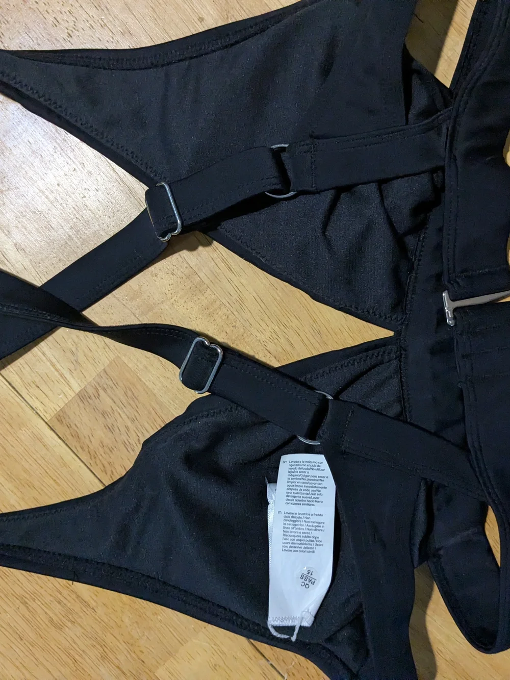 Woman's Black  Swim Top- Classic Fit